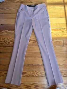 Express Columnist Light Rose Straight Dress Pants